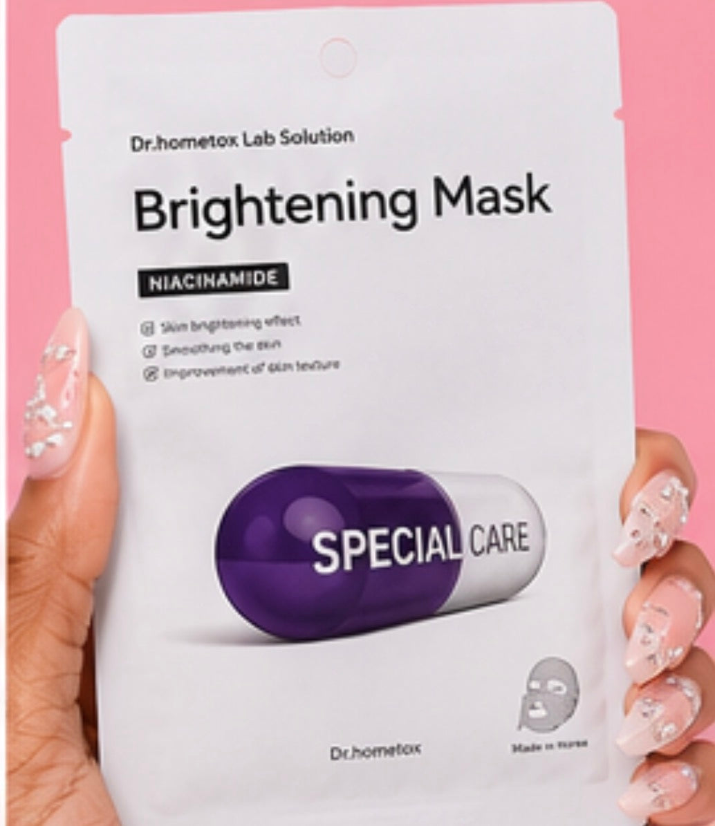Dr.hometox Brightening Mask – Masque Éclat au Niacinamide