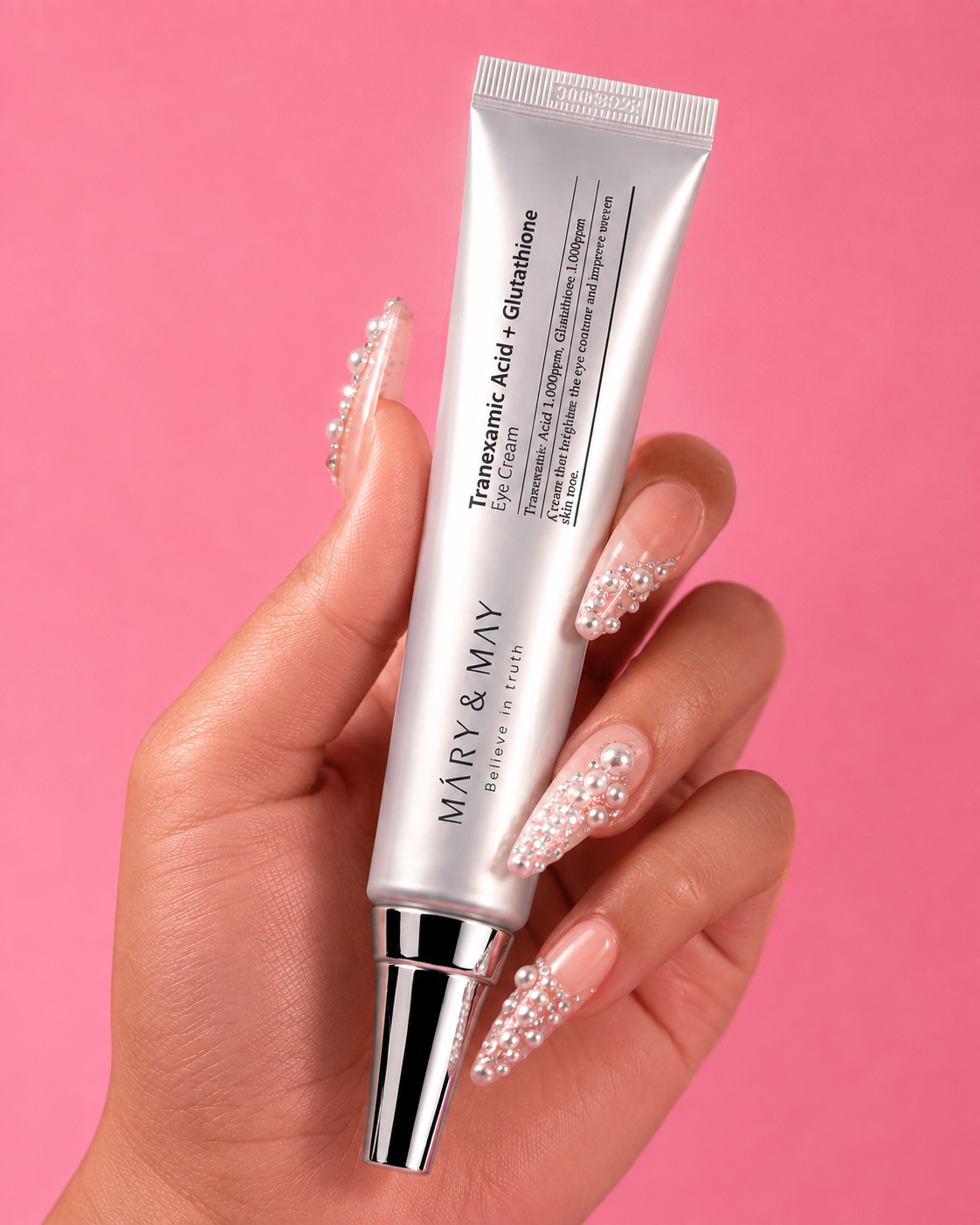 🇰🇷 MARY & MAY — Crème Anti-Cernes Glutathion + Acide Tranexamique