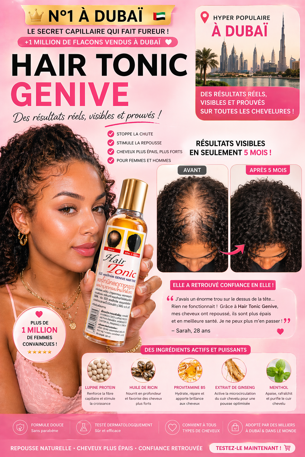 HAIR TONIC GENIVE ORIGINAL