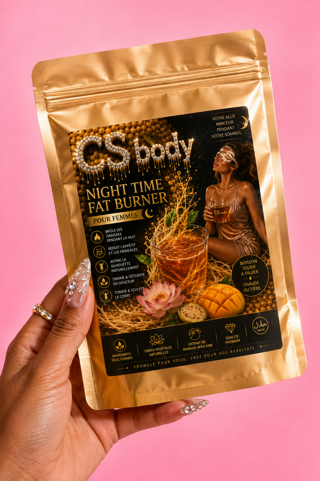 NIGHT TIME FAT BURNER – Boisson minceur du soir CARNITINE