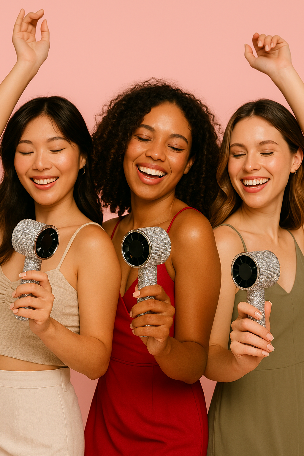 Ventilateur de Luxe Strassé – Édition Glam CS BODY