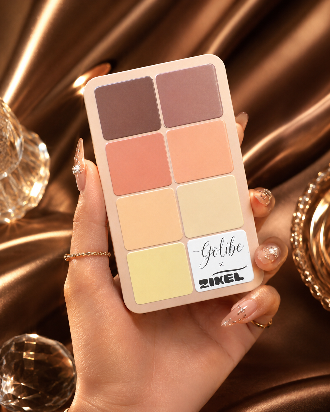 Palette Crème Teint & Blush – Golibe × ZIKEL