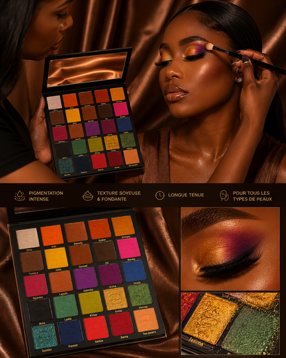 Palette RIOS – 24 couleurs ultra-pigmentées ZIKEL
