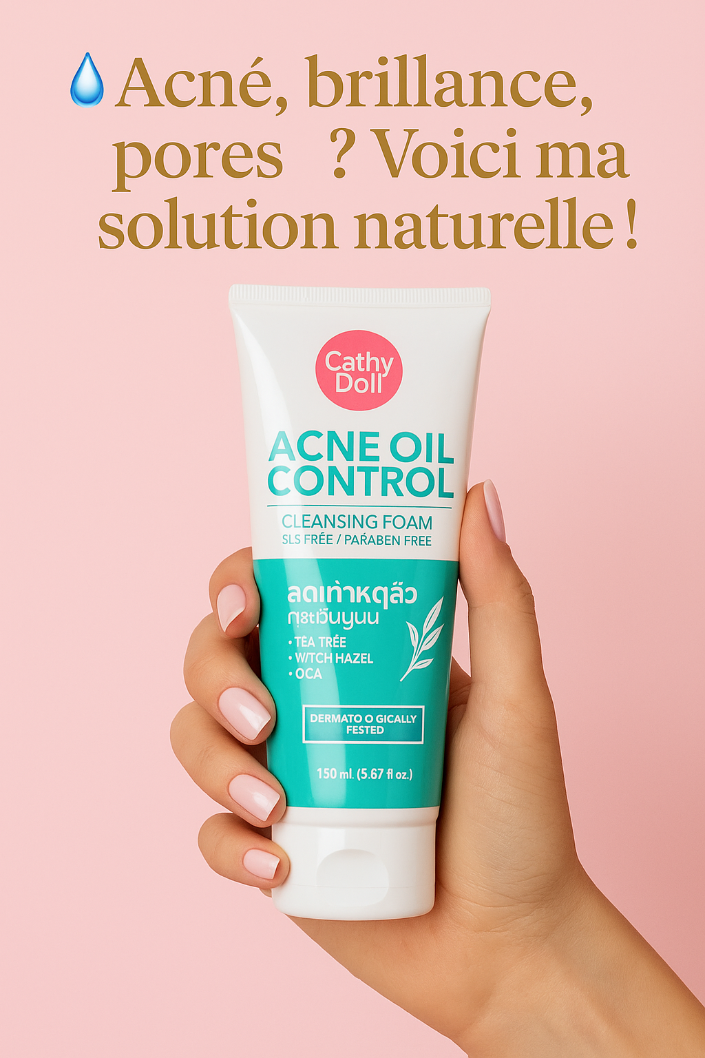 Cathy Doll – Acne Oil Control Cleansing Foam