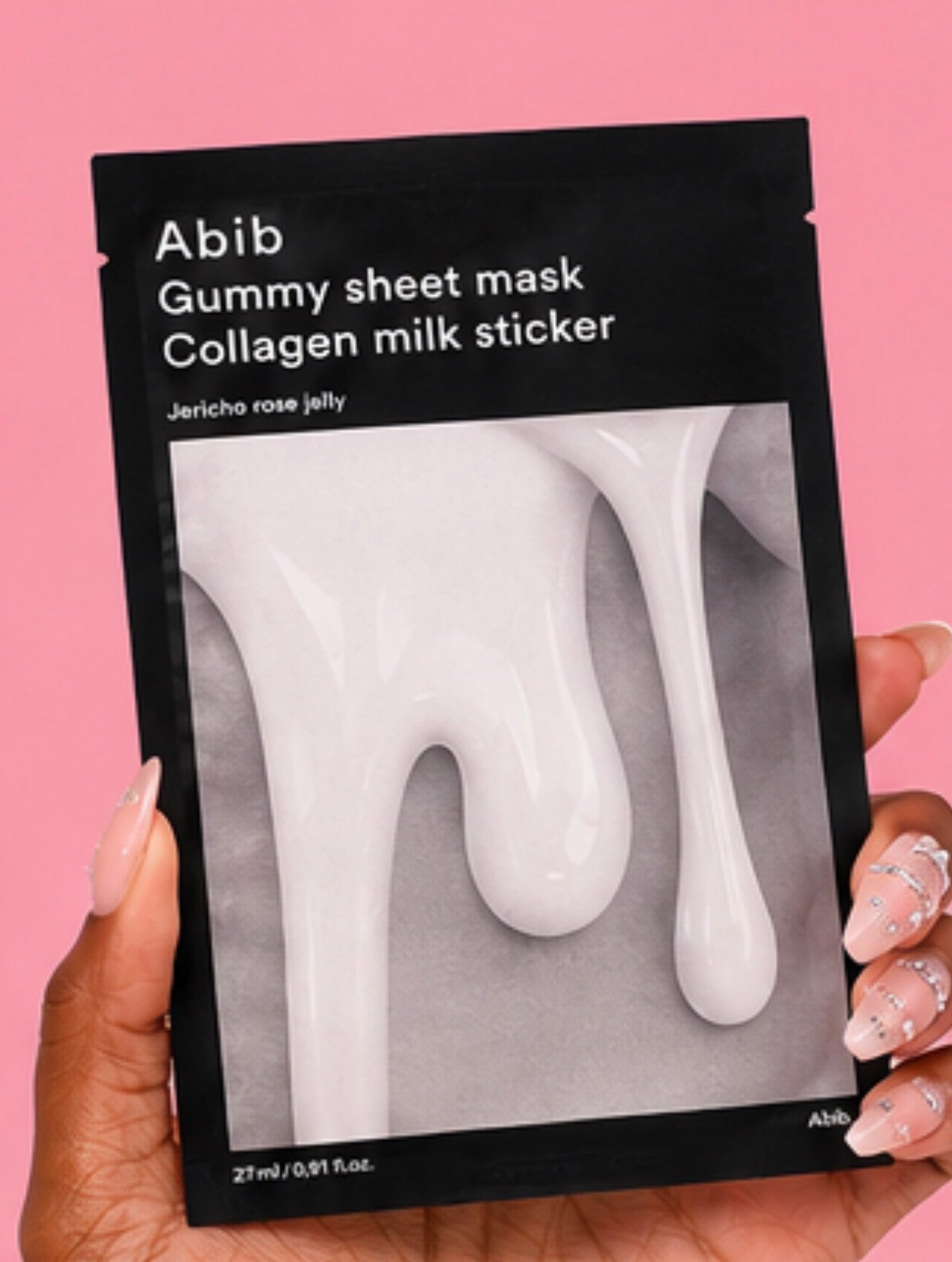 Abib Gummy Sheet Mask – Collagen Milk Sticker Jericho Rose Jelly