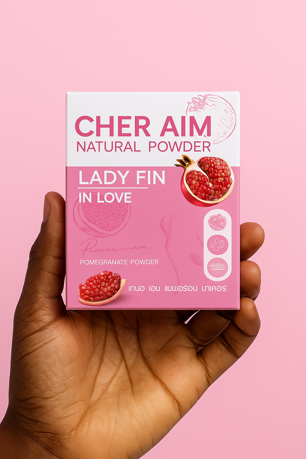 CHER AIM – Natural Powder “Lady Fin In Love” – CS BODY BEAUTY