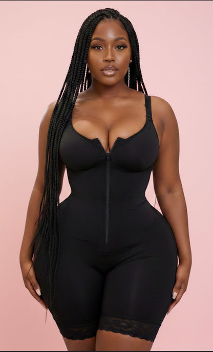 Body Gainant Zippé – Effet Sablier (