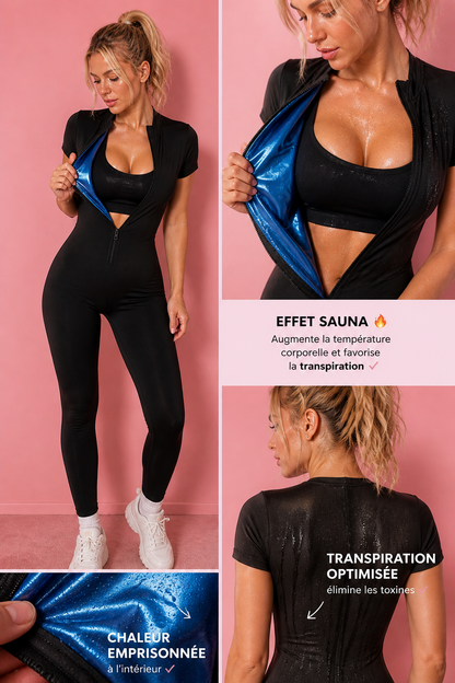 Combinaison Transpirante Effet Sauna – Sculpt & Sweat