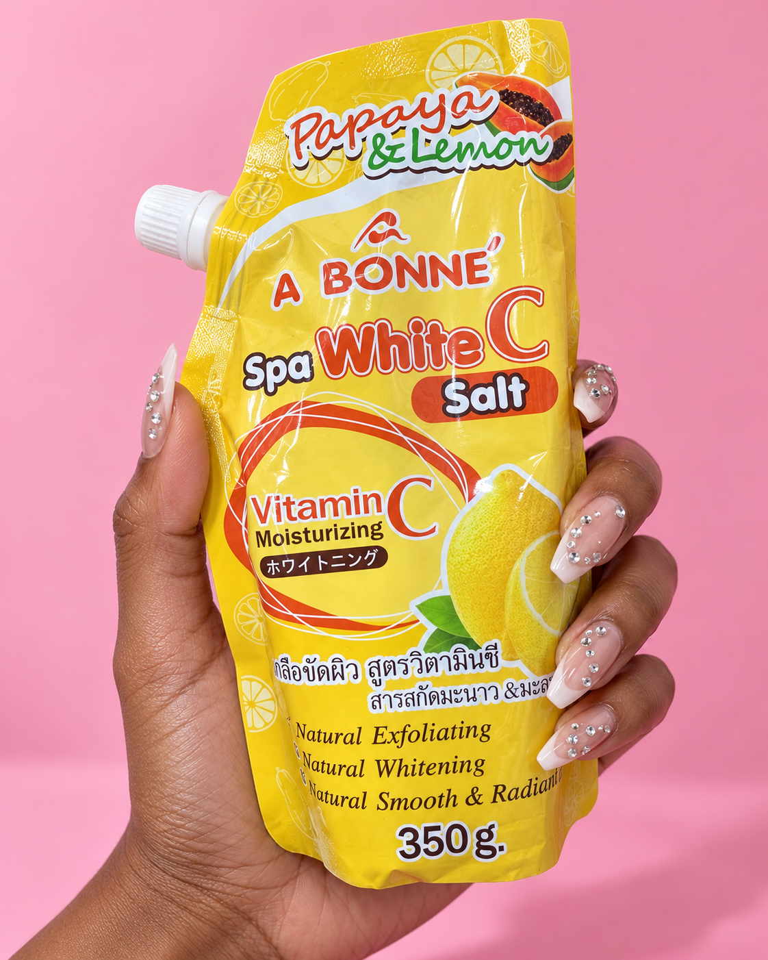 A Bonne’ – Spa White C Salt Papaya & Lemon – Gommage Corps Vitamine C (350 g)