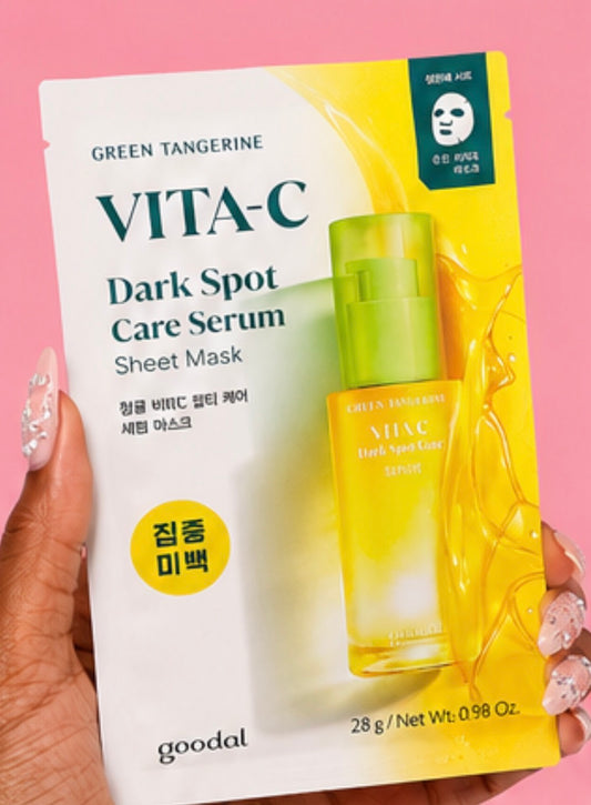 Goodal Green Tangerine Vita-C – Masque Sérum Anti-Taches éclat