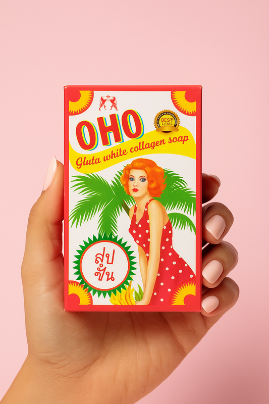 🧼🧼 Savon OHO Gluta White Collagen Soap – Éclaircissant & Raffermissant