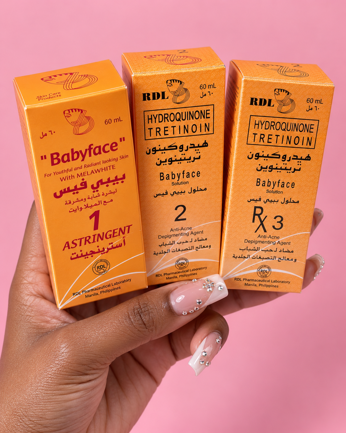 RDL Babyface Solution – Trio Anti-Taches(N°1 + N°2 + RX3)