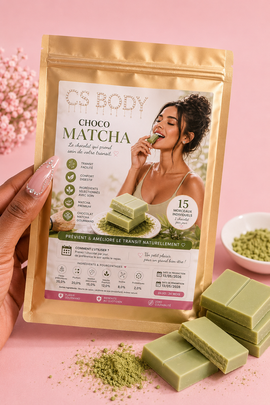CHOCO MATCHA – Transit & Bien-être Digestif 15 jours