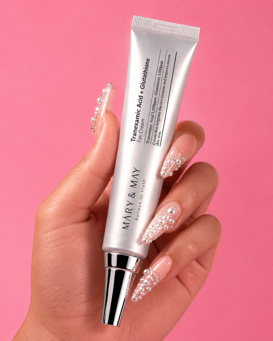 🇰🇷 MARY & MAY — Crème Anti-Cernes Glutathion + Acide Tranexamique