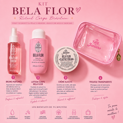 Kit Bela Flor — Rituel Corps Brésilien sol de janeiro