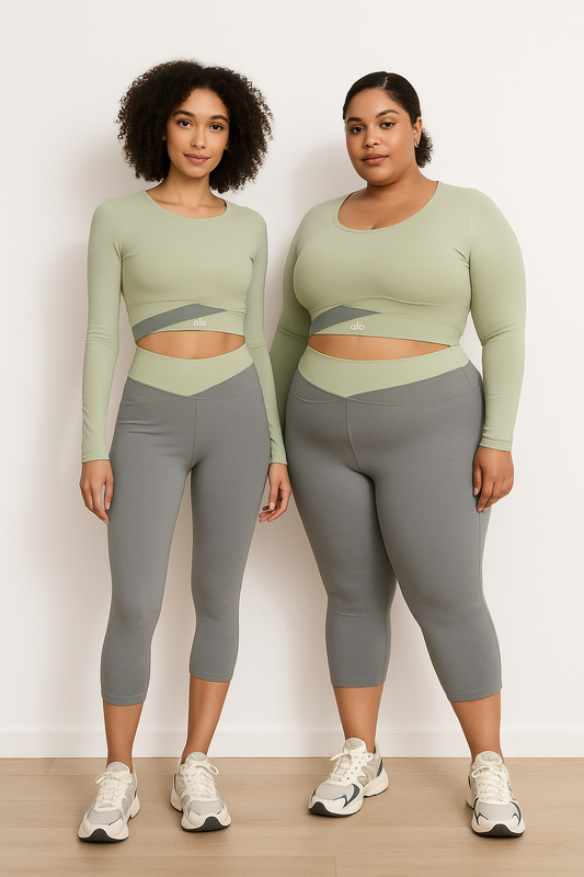ENSEMBLE VERT & GRIS ALO – ÉDITION CROISÉE SCULPT